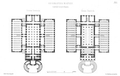 Floorplans of the Library,Athens